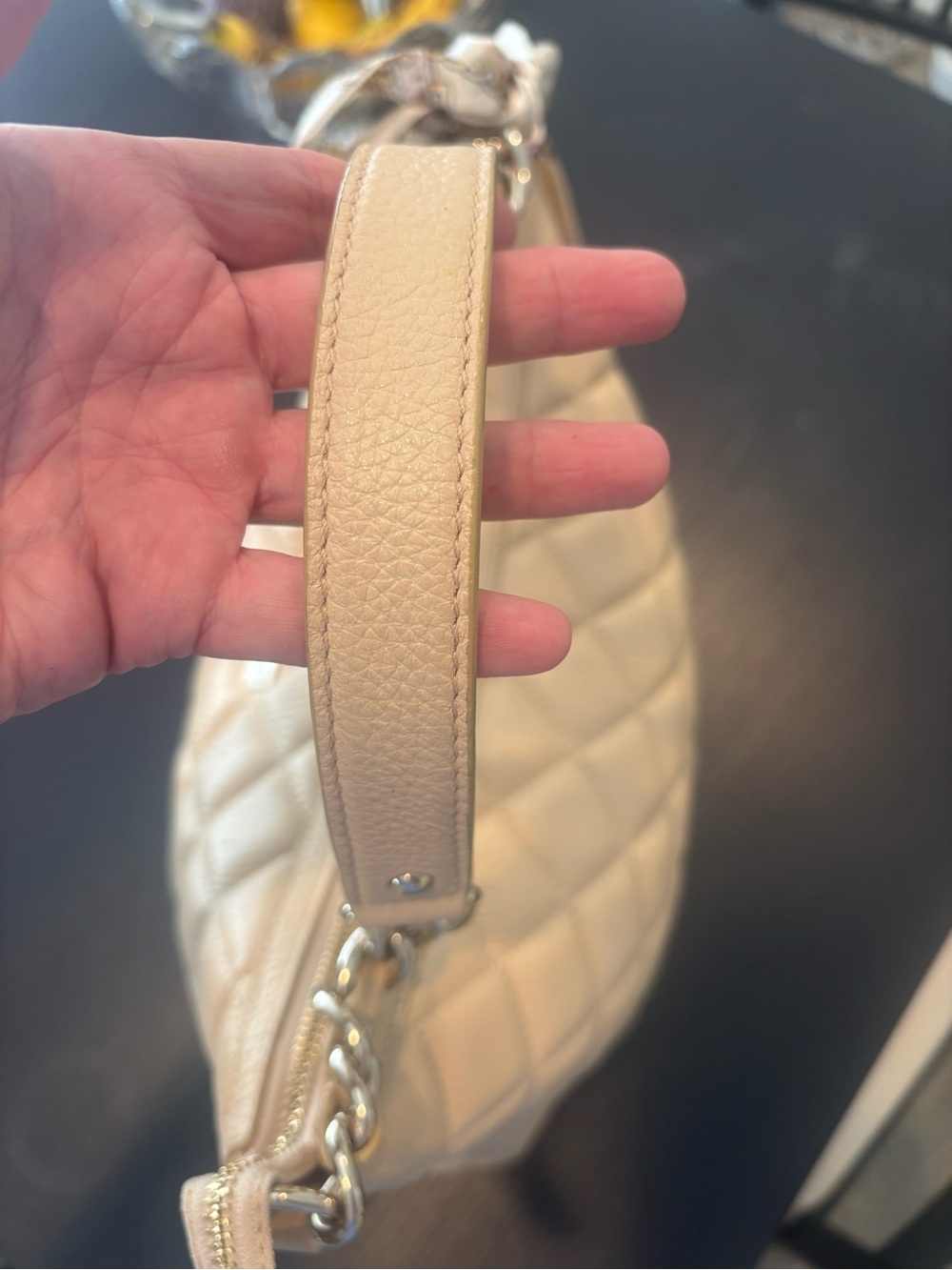 kate spade Quilted Neutral Beige Shoulder Hobo - Picture 3 of 11